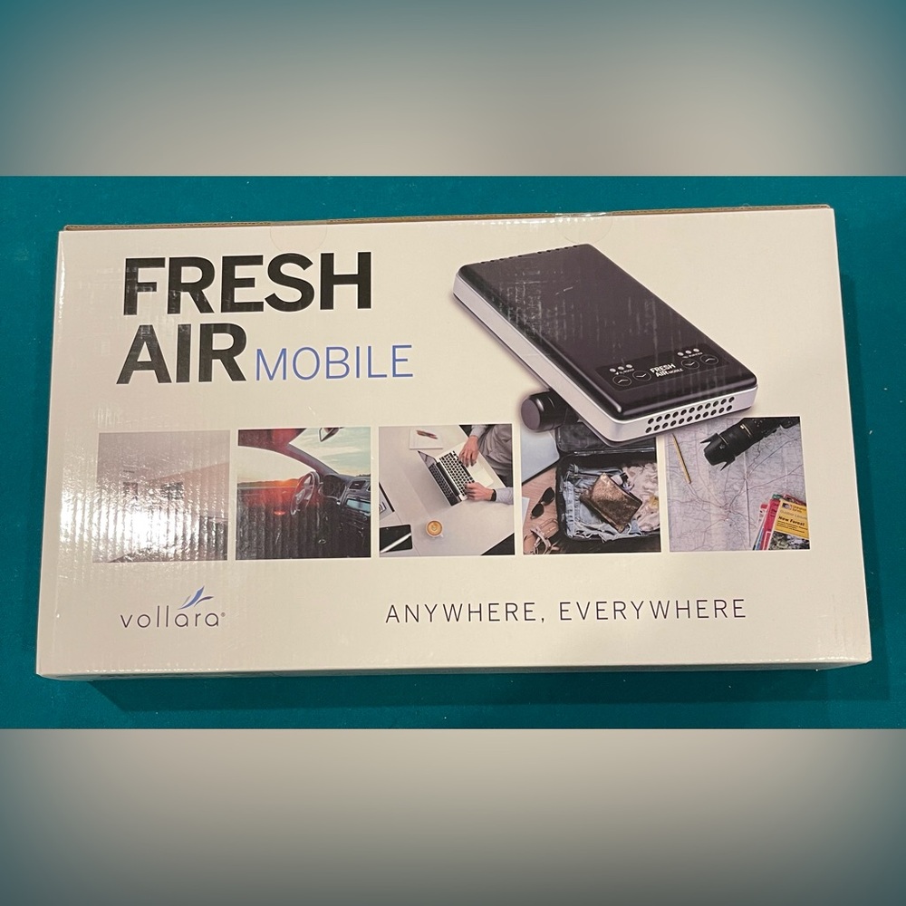 Vollara Fresh Air Mobile Air Purifier eliminates 99.99% viruses & bacteria